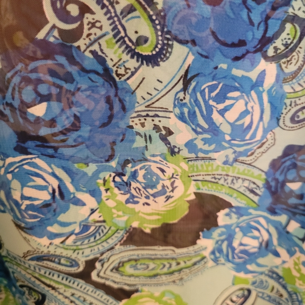 Boom Boom Plus Floral Chiffon Top - Picture 3 of 4